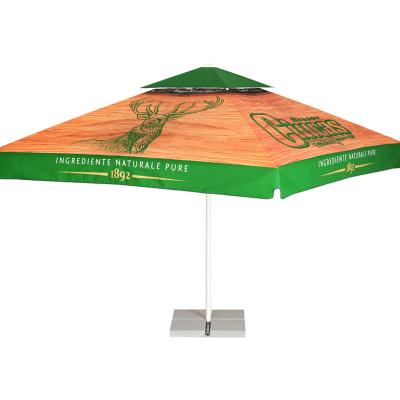 China Scandinavian 4m x 4m Spring Market Umbrella for sale