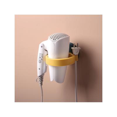 China Viable Design High Quality Wall Fashion Wholesale Price Hang Mount Self Adhesive Hair Drier Holder for sale