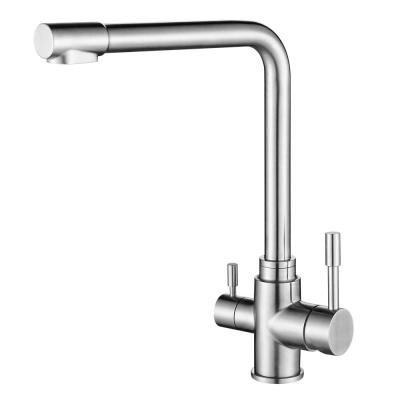 China Contemporary Stainless Steel Kitchen Water Filter Drinking Faucet for sale