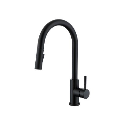 China Sense Faucets Pull Out 304 Stainless Steel Gold Black Brushed Two Function Sprayer Kitchen Sink Touch Sensor Faucet for sale