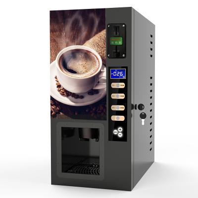 China Fault detection and showing the fault code of high demand automatic coin operated instant tea coffee vending machine for sale