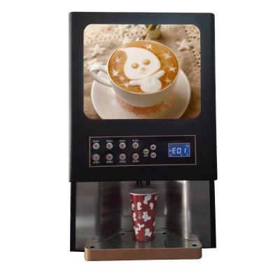 China Carbon steel hot and cold drink vending machine for instant coffee, milk, fruit juice and protein shakes for sale