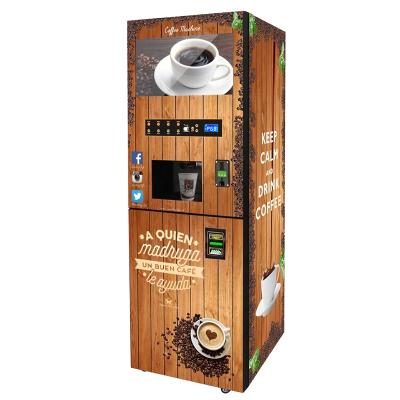 China Self Tea Coffee Vending Machine Coffee Tea Vending Machine Price 6.5oz/9oz/12oz/14oz for sale