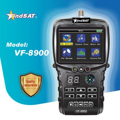 China Satellite Signal Finder Meter (FindSAT VF8900 )  TV Receiver +Spectrum Analyzer 2020 à venda