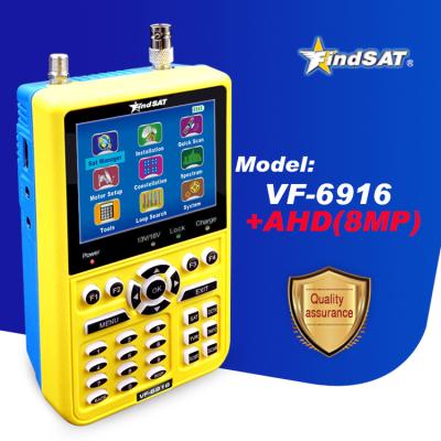 China Satellite Dish Signal Finder+ CCTV+8MP AHD  ( FindSAT VF6916 Pro ) Spectrum Analyzer en venta