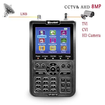 中国 Satellite Finder Meter,DVB-S2+CCTV+8MP AHD  Satellite Finder Meter 販売のため