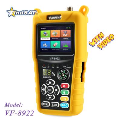 China Cheap Satellite  Finder with Video Play (FindSAT VF8922 )  DVB-S2 TV Signal Meter for sale