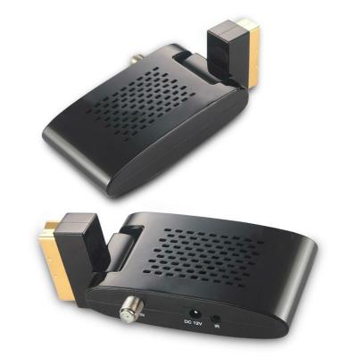 China 360 Degree Mini Scart DVB-S Receiver for sale