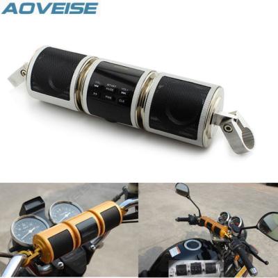 China New fashionable motorcycle BT Bluetooth/USB/AUX/TF/TIME AOVEISE MT487 subwoofer speaker mp3 audio for sale