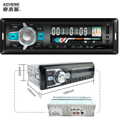 China Car Mp3 Tricycle Audio Systems Multimedia Car Din Stereo Single LCD Blth Audio Calls Radio Receiver Microphone MP3 USB Built-in Auxin AM FM AM FM for sale