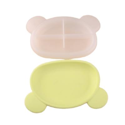 China Concrete Block Silicone Mold DIY Geometry Bear Head Tray Silicone Mold Making for sale