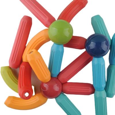 China Building Toy 30 Pieces Factory Selling Magnetic Sticks and Balls for sale