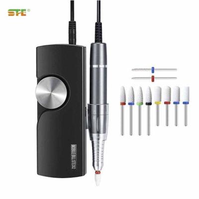 China Nail Art Designs Loading Brushless Motor Portable Ceramic Nail Drill Bit for sale