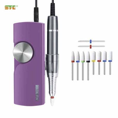 China Nail Art Designs Professional Portable Brushless Machine Ceramic Nail Drill for sale