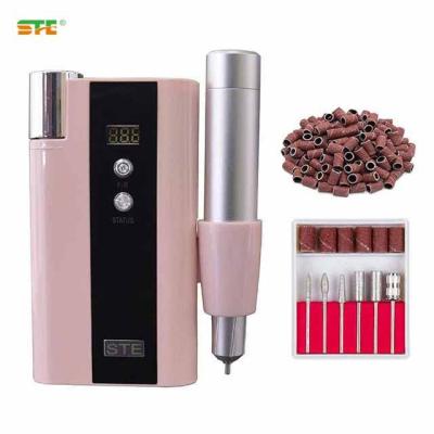 China Nail Art Designs 35000rpm Manicure Carbide Nail Rechargeable Portable Cord Drill High Quality for sale