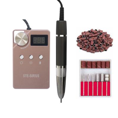 China Electric Nail Art Designs 35000rpm Professional Brushless Carbide Machine 5 in 1 Nail Drill Bits Nail Drill for sale