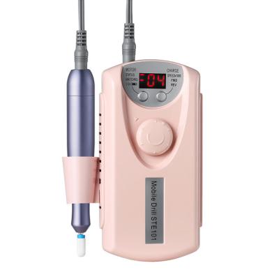 China Nail Art Designs New Arrival Electric Nail Drill With Charger Bit Nail Drill Carbide for sale