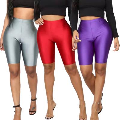 China Anti-Wrinkle Bicycle Pants Cycling Shorts Women Summer Spandex Slim Black Biker Shorts Womens Stretch High Waisted Biker Shorts for sale