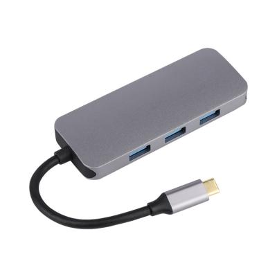 Chine Support d'ordinateur portable USB 7 dans 1 type station d'accueil de l'écart-type TF de C à vendre