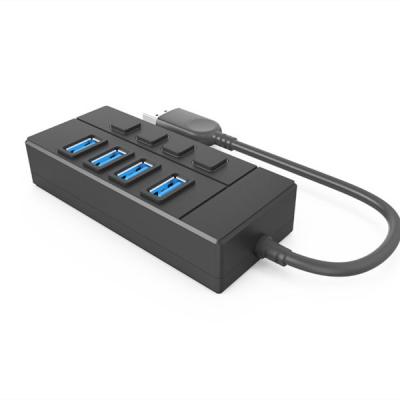 China PC Laptop CE FCC 4 Ports USB 3.0 Hochgeschwindigkeits-Hub zu verkaufen