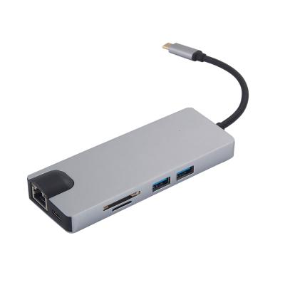 China HD Output Port Macbook Docking Station Usb C Dock 4k 60hz for sale