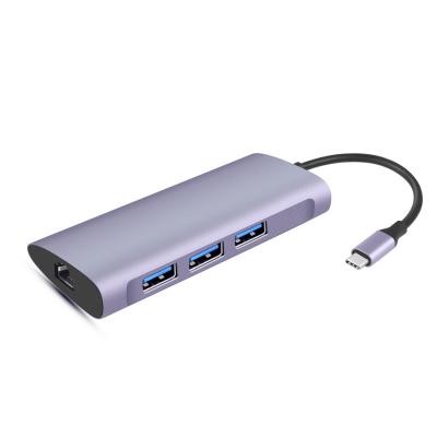 Китай USB 3.0 Порт TF Карта Слот 6 В 1 RJ45 Станция стыковки типа C продается