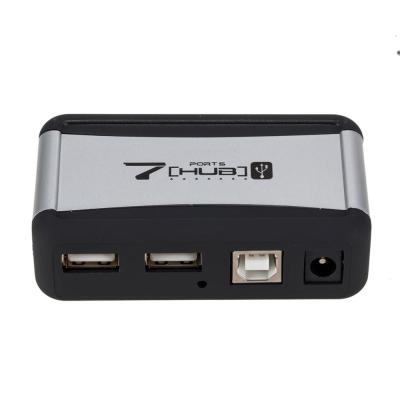 China Mobilgeräte Typ C 7 Port Maus Kb USB 2.0 Hub zu verkaufen