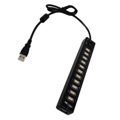 China 12 Port LED-Indikator Computer 480 Mbps USB 2.0 Hub zu verkaufen