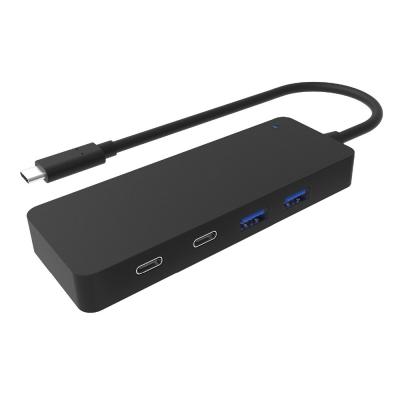 Cina 7 neri ultra esili in 1 HUB di USB multiplo Superspeed C in vendita