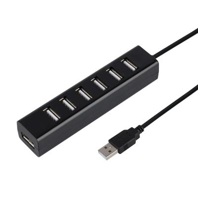 China PC-Computer 480 Mbps 7 Ports USB 2.0 Hochgeschwindigkeits-Hub zu verkaufen