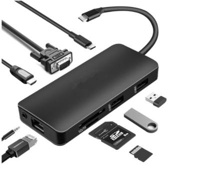 Китай RJ45 Многоуровневый USB C хаб продается