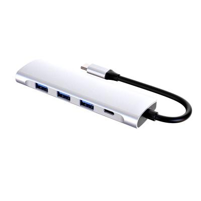 China Superspeed 5 in 1 PD-Hafen mehrfachem NABE USBs C Adapter zu verkaufen