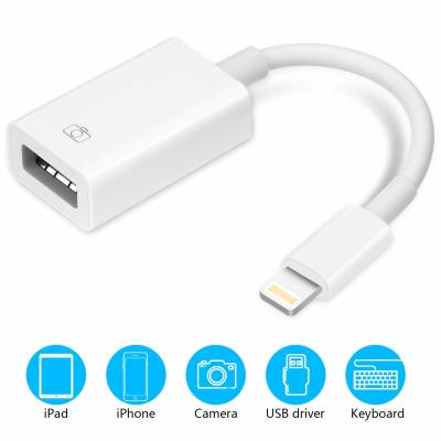 China 2 en 1 cordón rápido del adaptador del relámpago de la carga USB 2,0 AF en venta