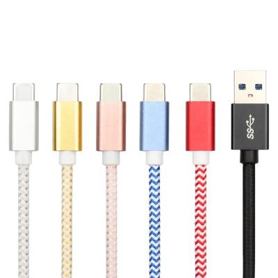 중국 1 미터 니켈 도금 3.1 금속 PD USB C 충전 케이블 판매용