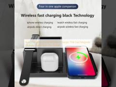 4-In-1 Multifunctional Wireless Charger 15W Fast Magnetic Charger Stand With Pen Holder