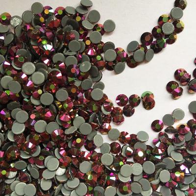 China Non-PVC & best quality fix rhinestone diy glass clothing accessories lead free rhinestone ab warm color for sale