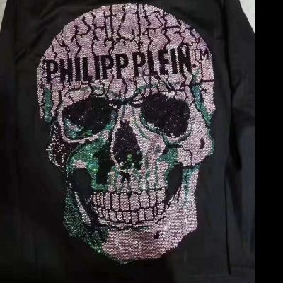 China Flatback Rhinestone Transfer Skull Designs For T Shirt for sale