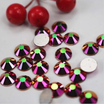 China Rainbow SS3-SS30 Flatback Rocket ab color popular natural rhinestone non hotfix flatback for sale