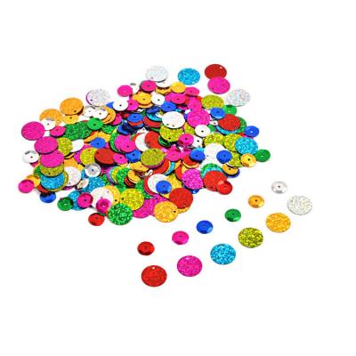 China Wholesale Abrasion Resistance Selling Pet PVC 5mm Loose Porcelain Sequins At Good Price for sale