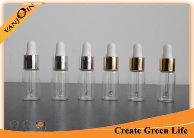 Китай 5ml освобождают пробирку бутылок жидкости E-cig фармацевтическую стеклянную с капельницей алюминия золота/мычки продается