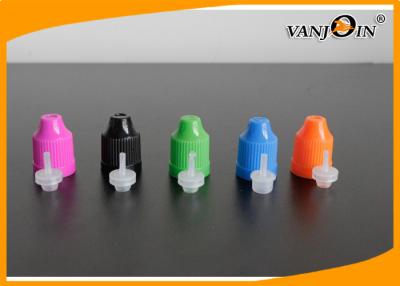 China Custom PP Small Empty  Bottle Lids for E-cig Liquid Bottles Green Red Blue Purle for sale