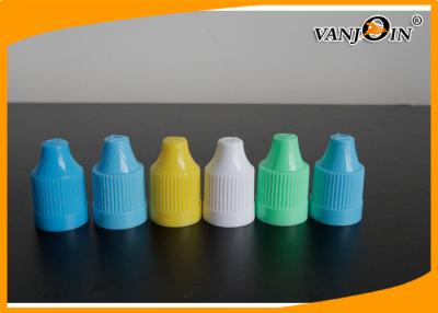 China Custom High Covers PP Plastic E-cig Liquid Bottle Lids Blue White Yellow for 5ml - 50ml Bottles for sale