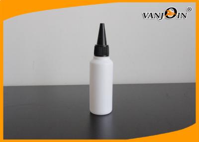 China 65ml HDPE Cylindrical Plastic Pharmacy Bottles for Liquid Medicine With Pointed Mouth Cap for sale