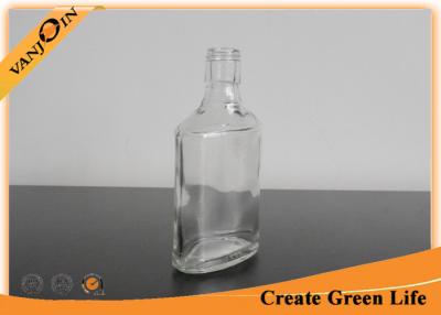 China 120ml Mini Sample Empty Decorative Wine Bottles / Glass Drinking Bottles With Aluminum Cap for sale