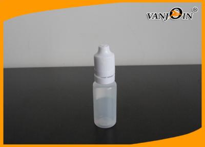 China PET HDPE Child Proof Empty E Liquid Bottles / Plastic E-Smoke Bottles With Press and Screw Cap for sale