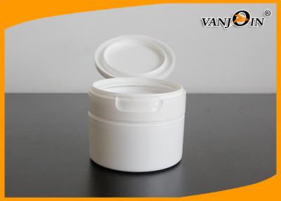 Chine Plastic Cream Jar Container de HDPE de Madame blanche avec la garniture et fiasco vissez le couvercle 140g à vendre