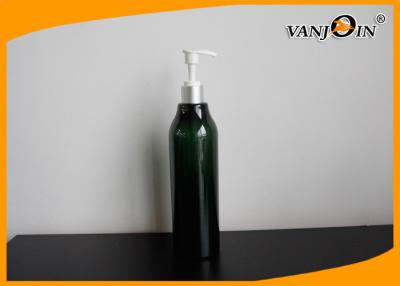 China Botella cosmética 500ML de la loción del ANIMAL DOMÉSTICO cilíndrico verde oscuro con la bomba en venta