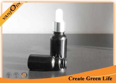 China 10ml Black Essential Oil Glass Bottles With Eye Dropper Cap Master Box Package for sale