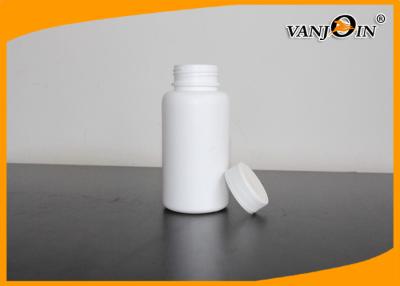 China envases plásticos farmacéuticos vacíos blancos de la píldora del HDPE 200ml con los casquillos y los selladores en venta