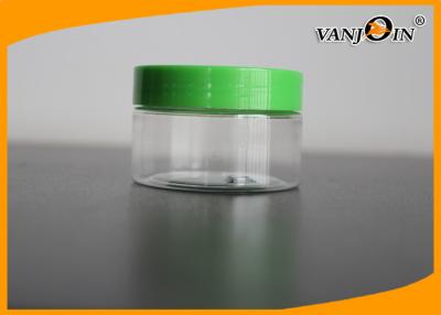 Chine Pot en plastique d'espace libre plat de style de l'utilisation 100g/100ml de crème de visage avec le couvercle à visser à vendre